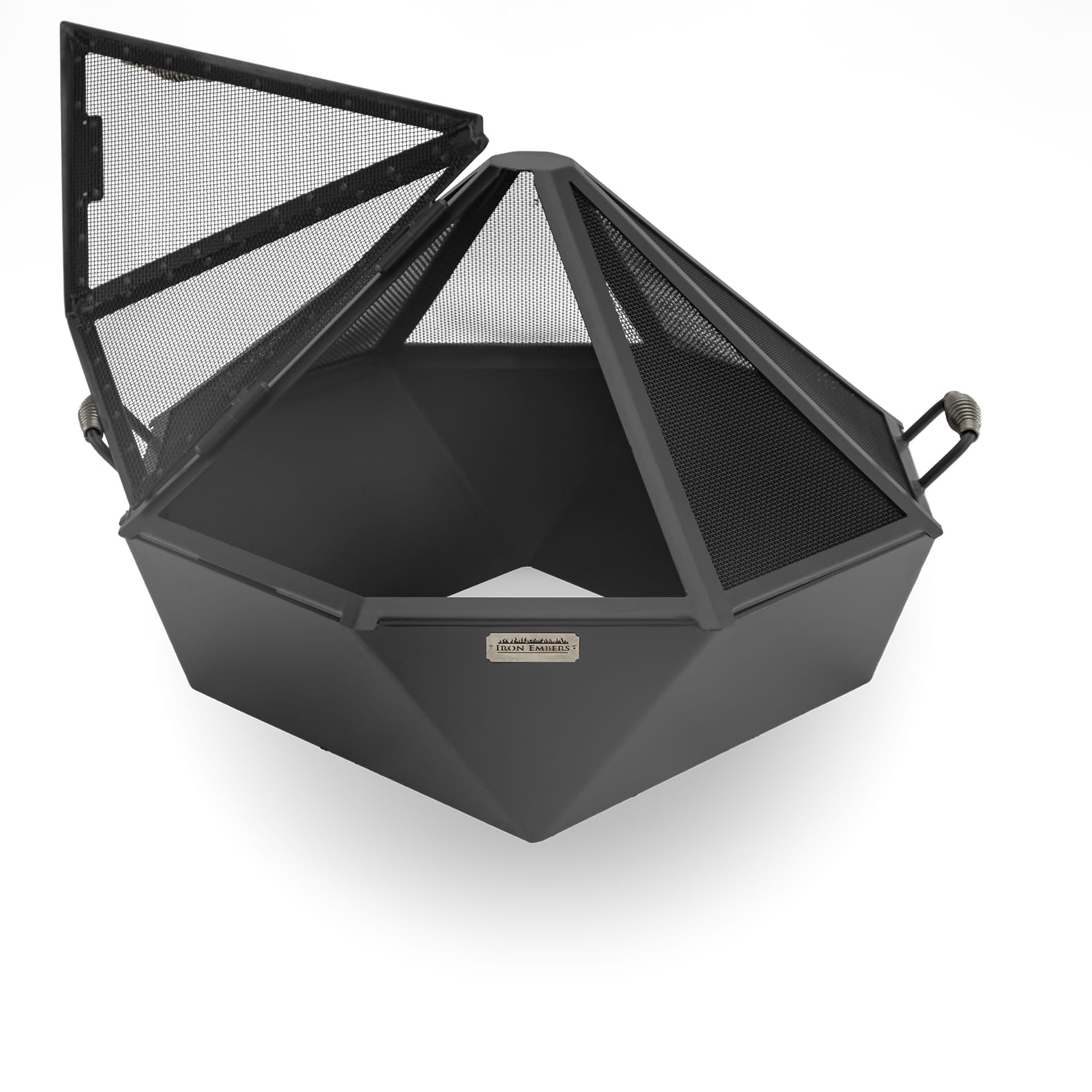 Cupola Fire Ring spark screen open