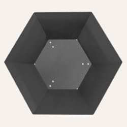 New hexagon shape.