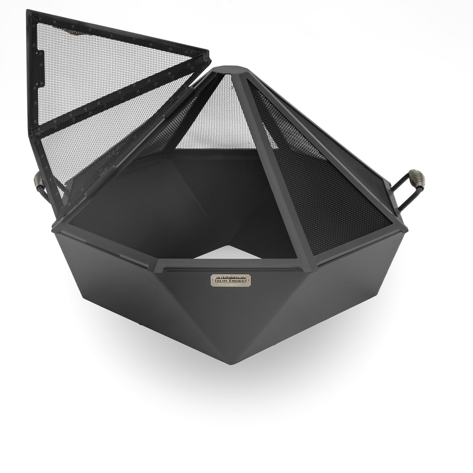 Cupola Fire Ring spark screen open