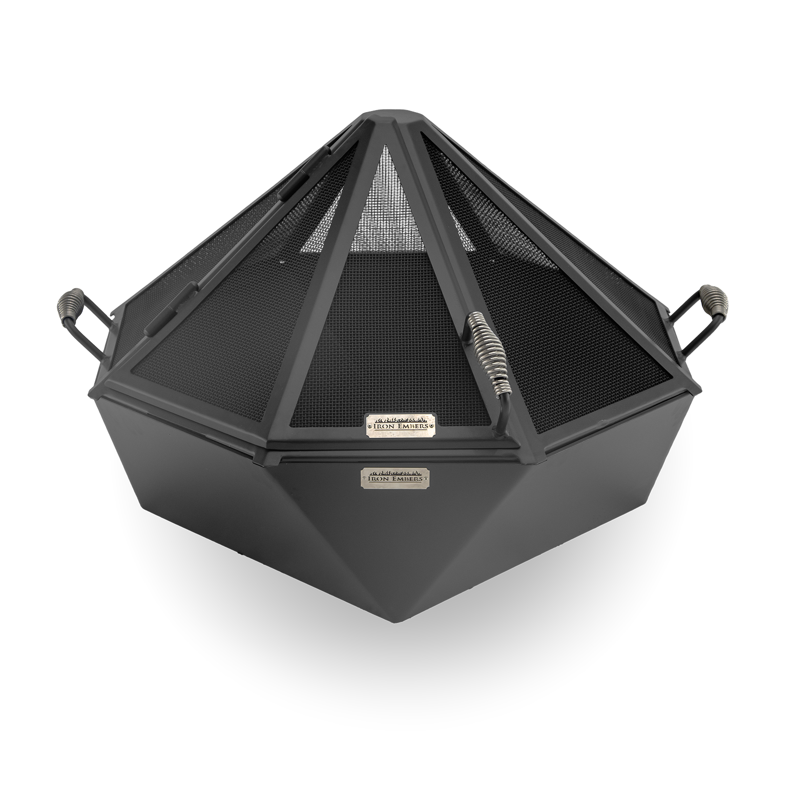 Cupola Fire Ring spark screen closed