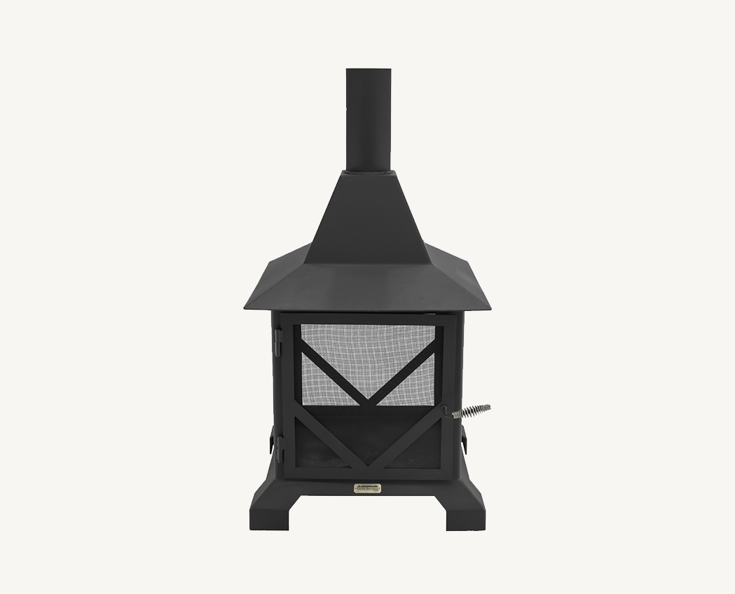 Chiminea fireplace fire pit