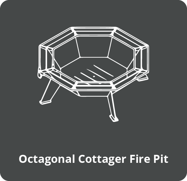 Octagonal Cottager Fire Pit