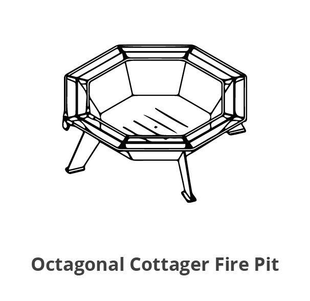 Octagonal Cottager Fire Pit