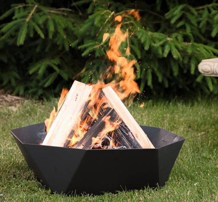 Fire Pits Iron Embers, 24 Inch Fire Pit Ring Square