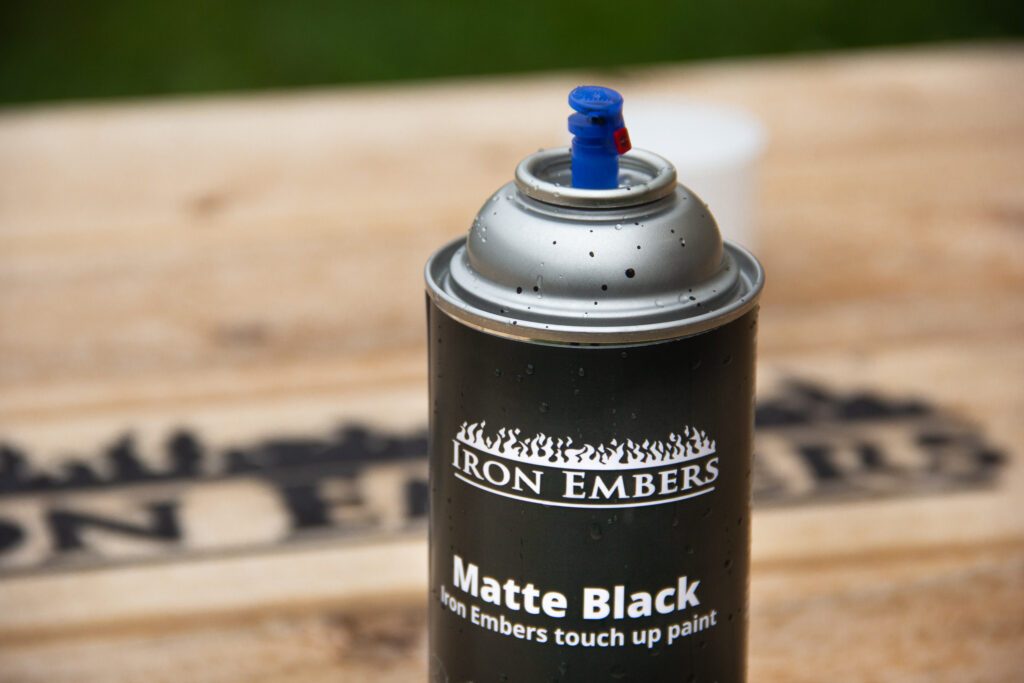 Matte Black Touch Up Paint Iron Embers