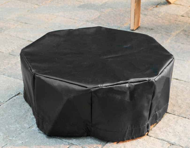 Vinyl tarp cover for 36in cupola fire ring
