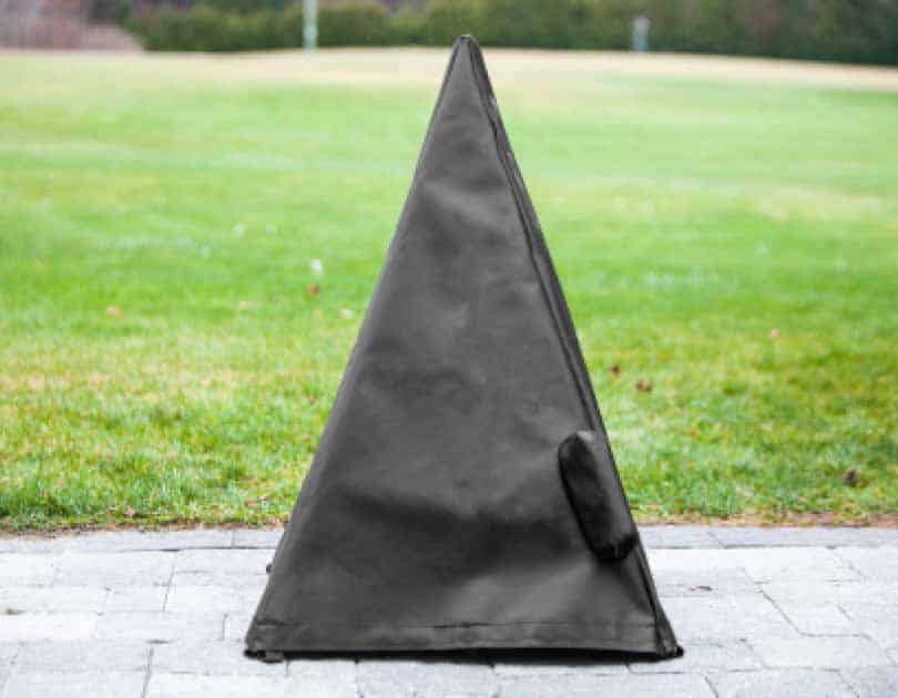 Vinyl tarp cover for 3' pyramid fire pit