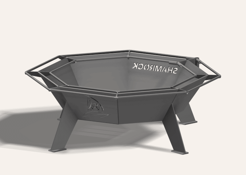 CAD model of custom 3' cottager fire pit