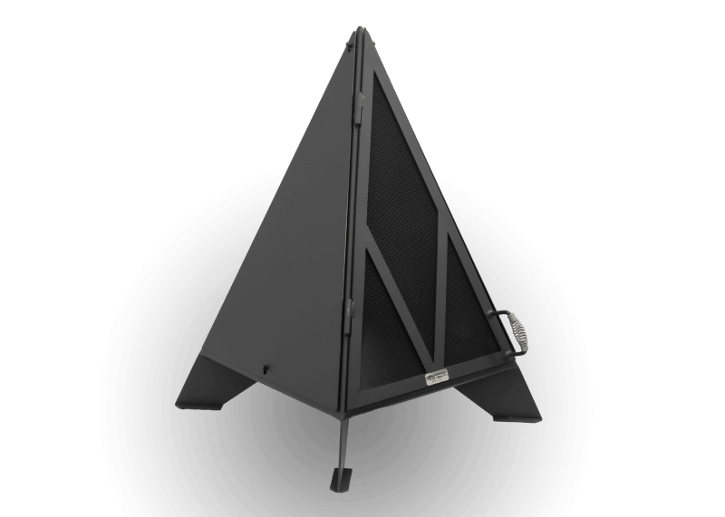 PNG of wind panel on pyramid fire pit